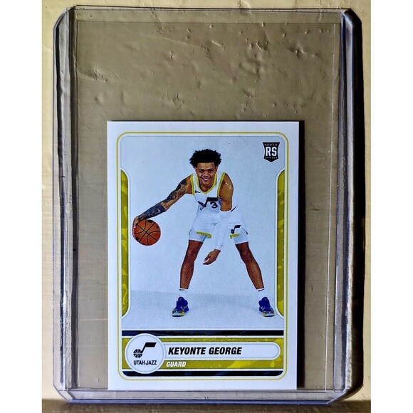 2023-24 Keyonte George Panini NBA Basketball #485 Sticker Utah Jazz - Picture 1 of 2